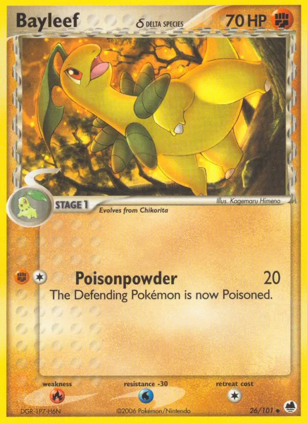 Bayleef δ card