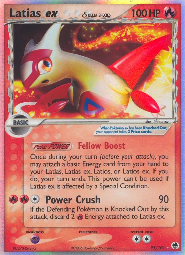 Latias ex δ card