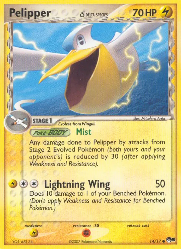 Pelipper δ card