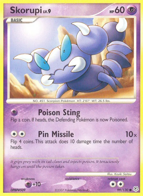 Skorupi card