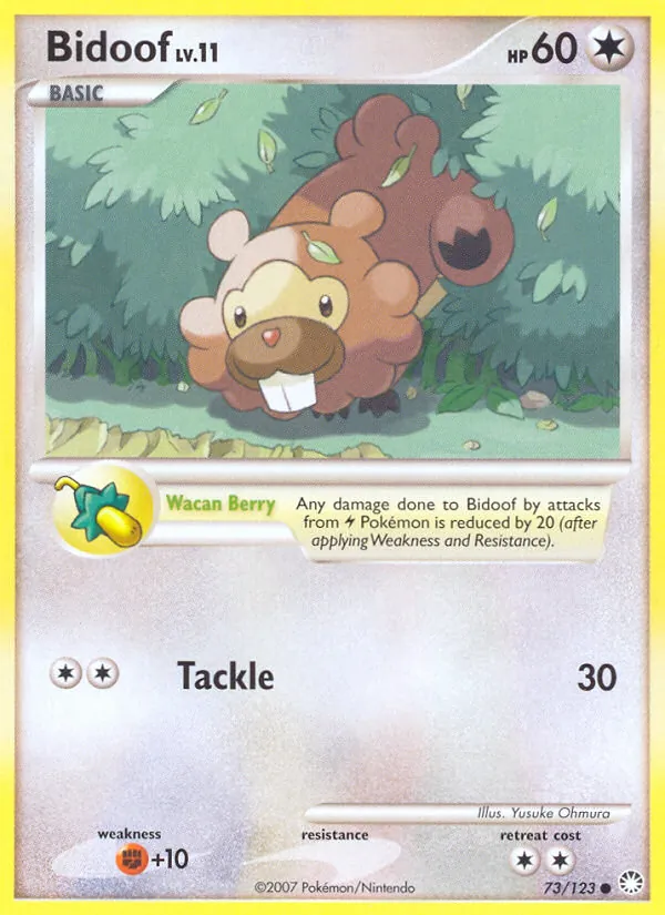 Bidoof card