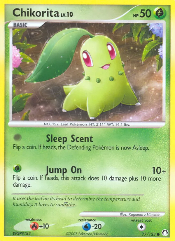 Chikorita card