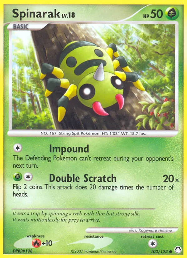 Spinarak card