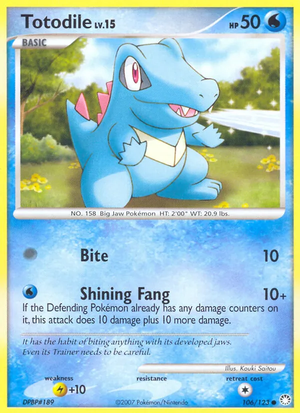 Totodile card