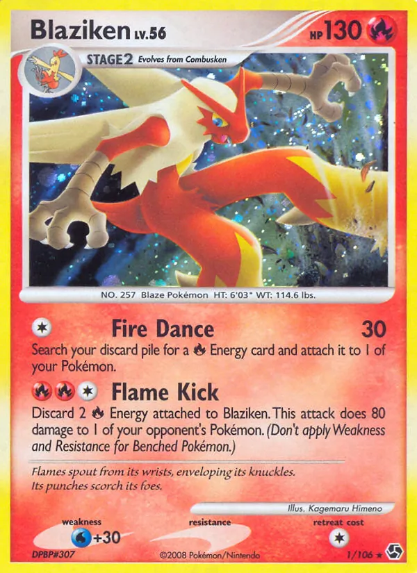Blaziken card