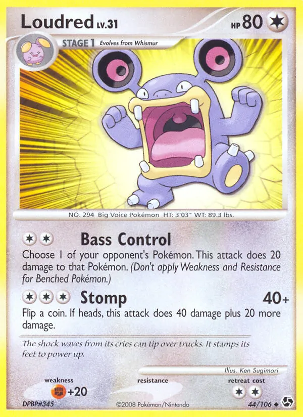 Loudred card