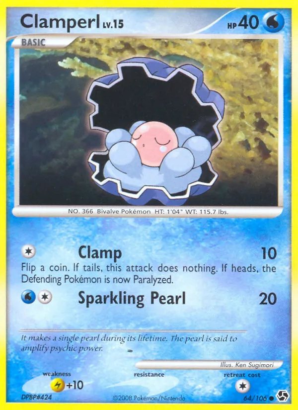 Clamperl card