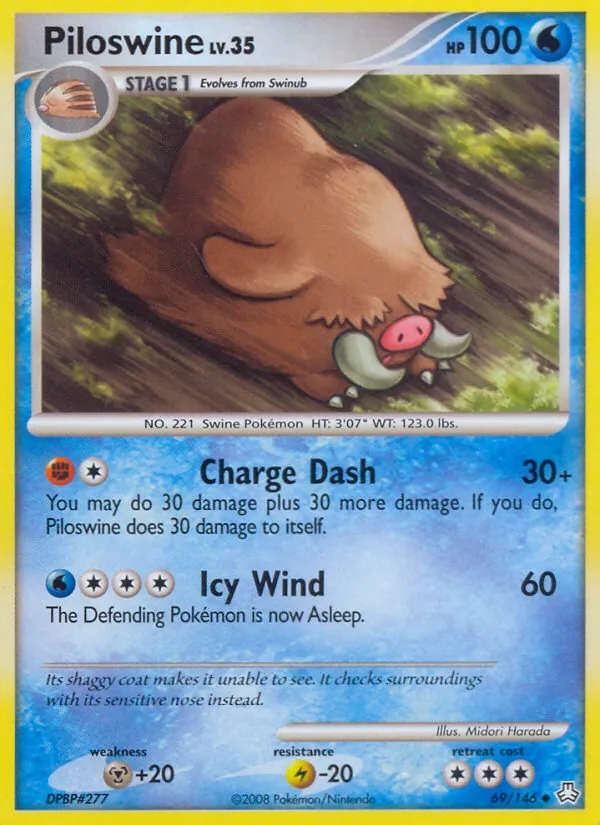 Piloswine card