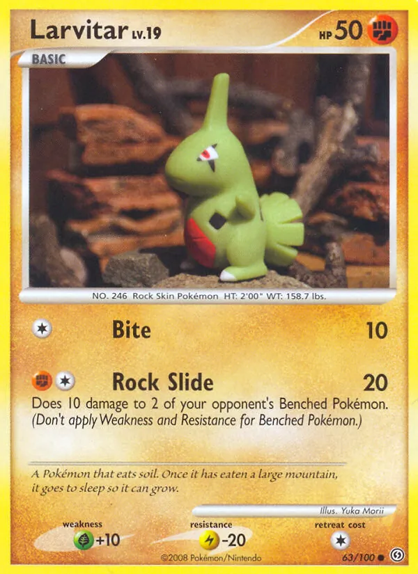 Larvitar card