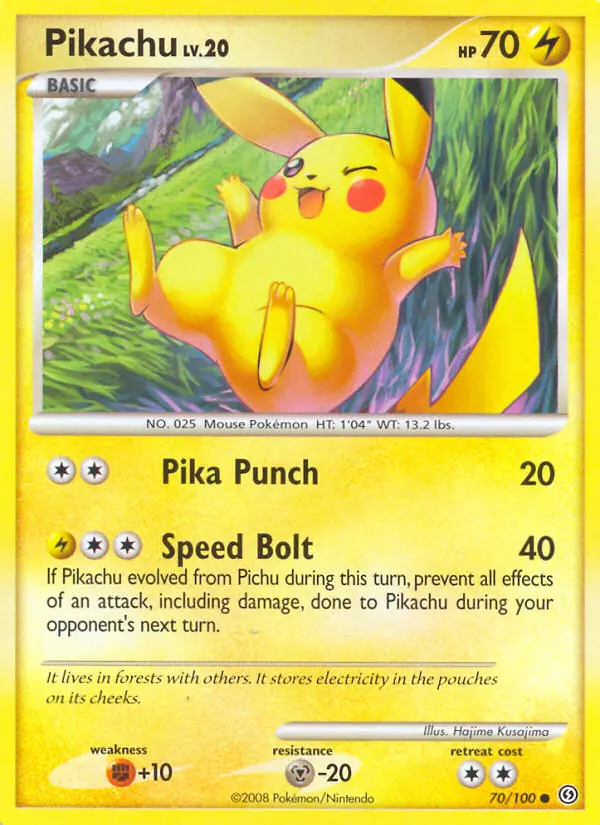 Pikachu card
