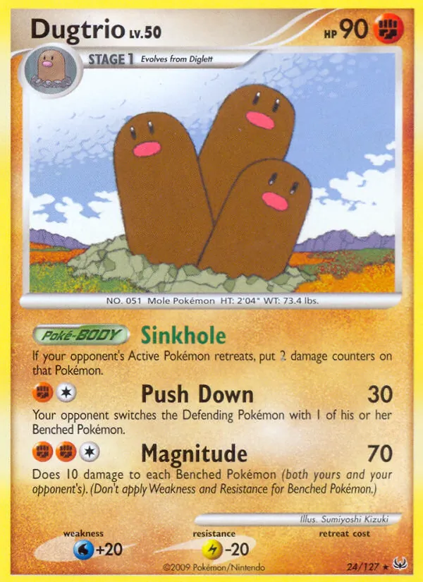Dugtrio card