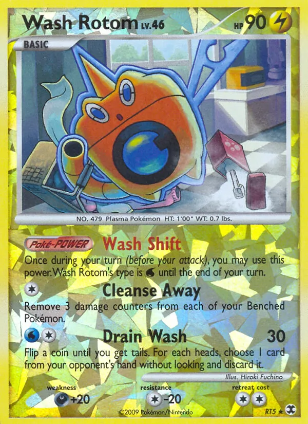 Wash Rotom card