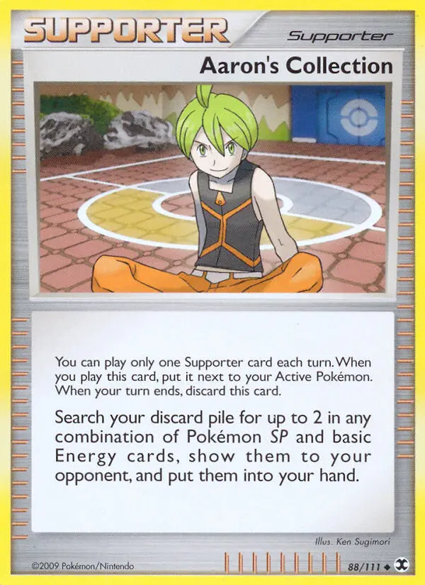Aaron's Collection card