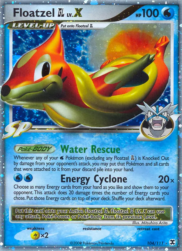 Floatzel GL card