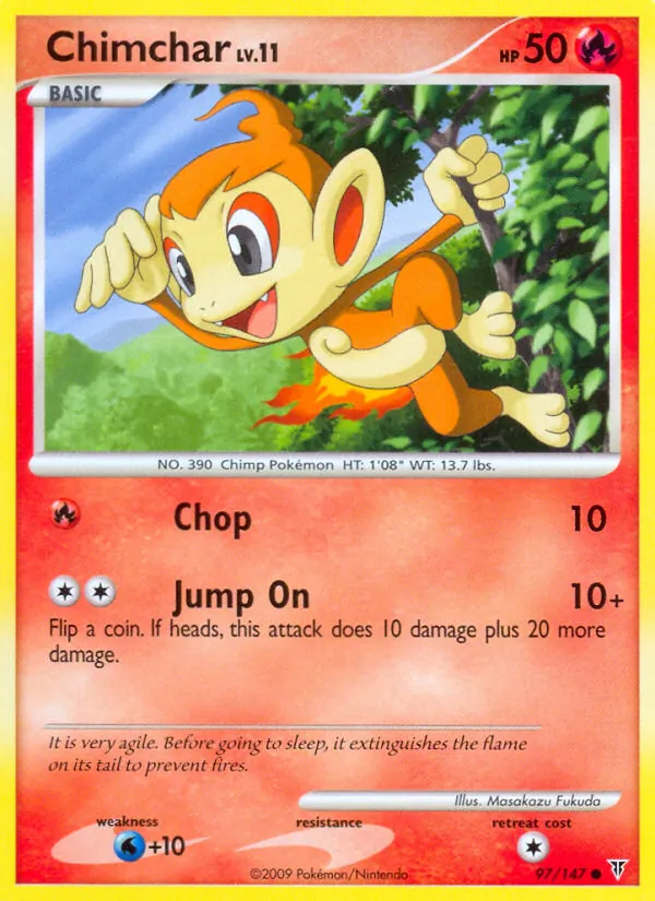 Chimchar card
