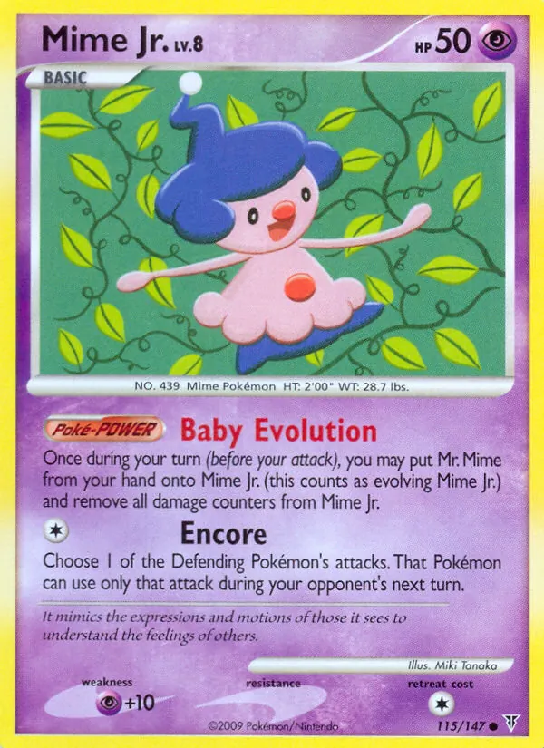 Mime Jr. card