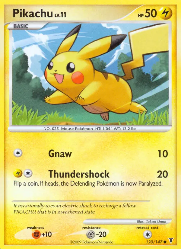 Pikachu card