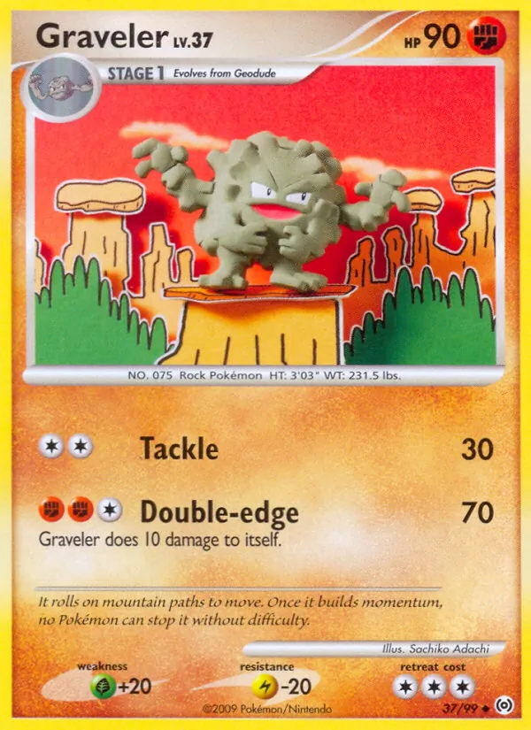 Graveler card