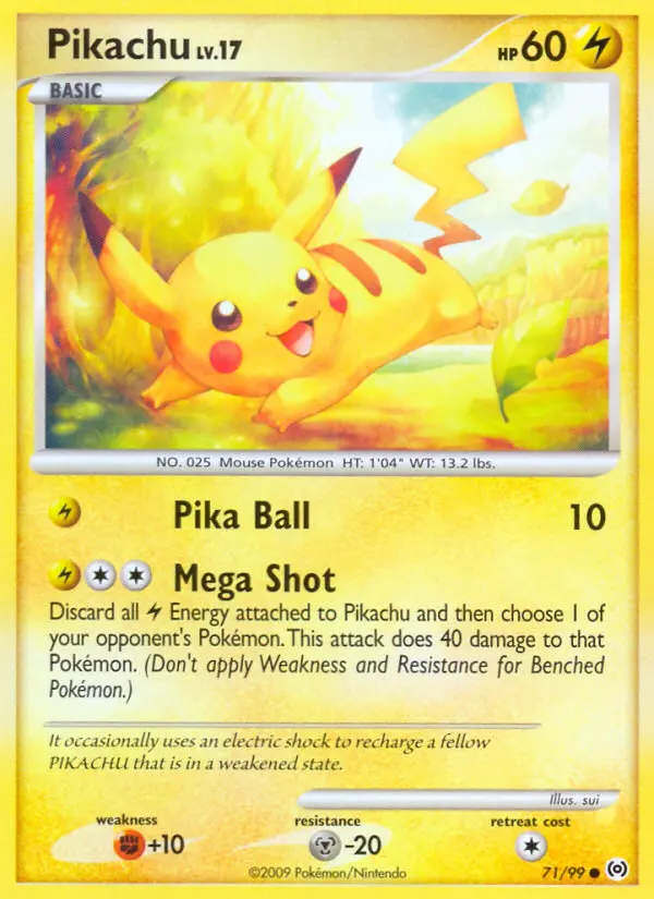 Pikachu card
