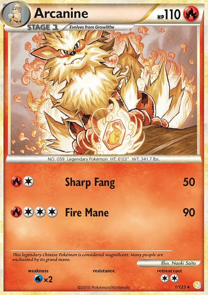 Arcanine card