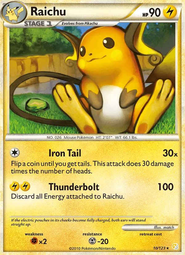 Raichu card