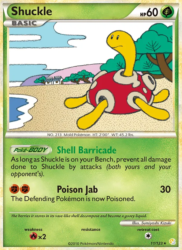 Shuckle card