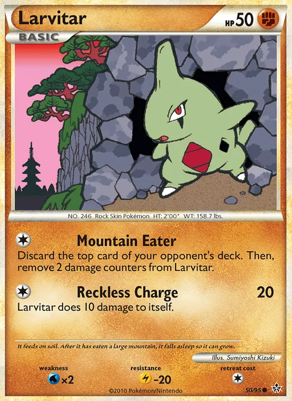 Larvitar card