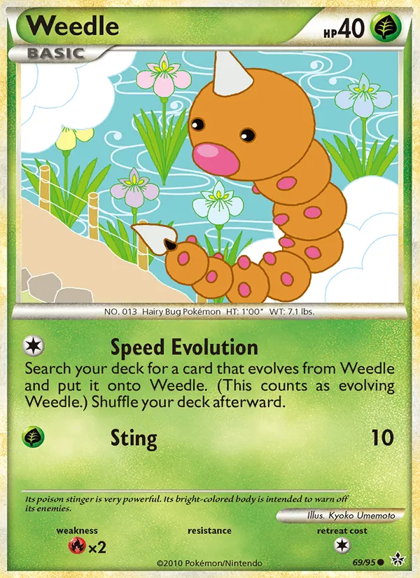 Weedle card