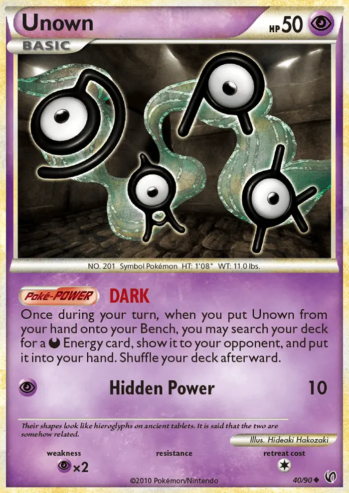 Unown card