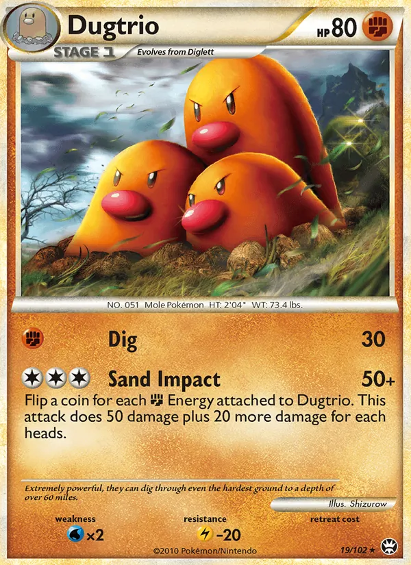 Dugtrio card