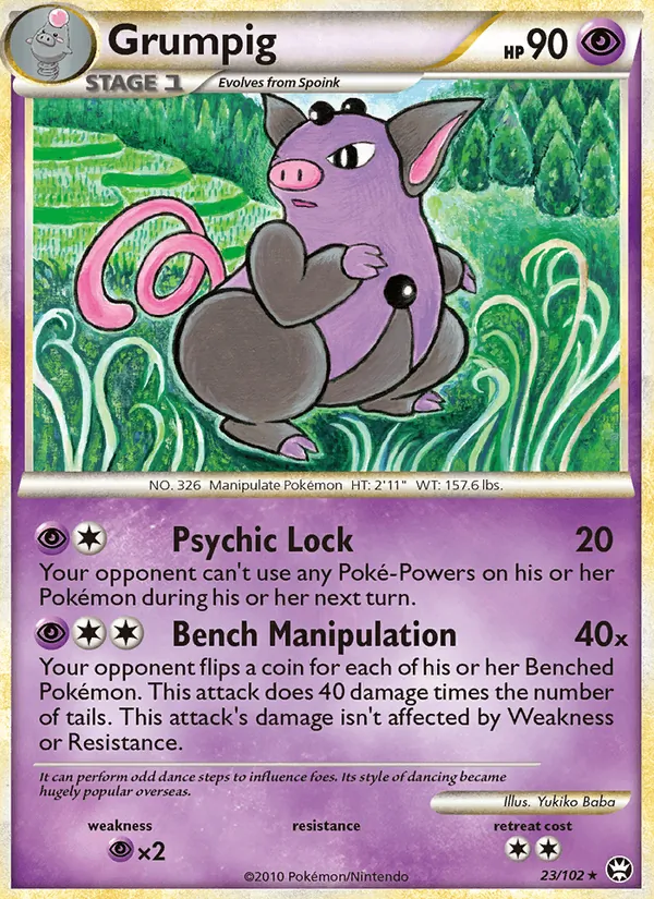Grumpig card