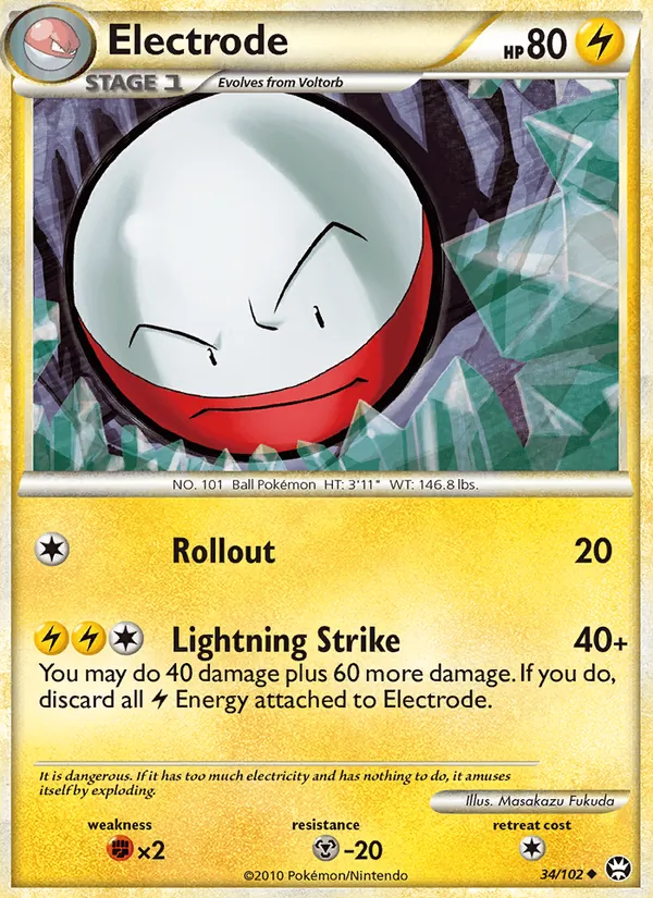 Electrode card