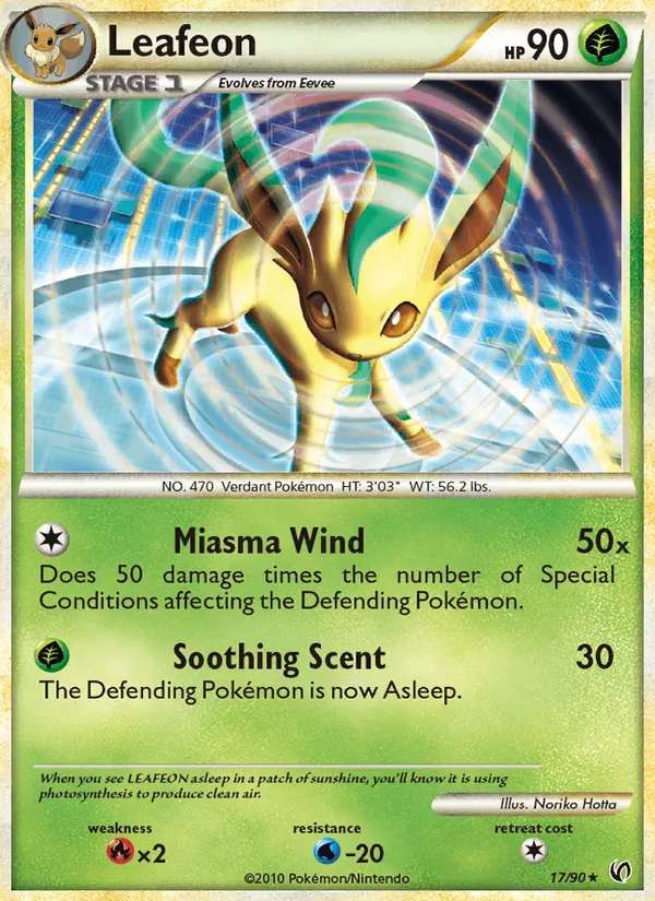 Leafeon card