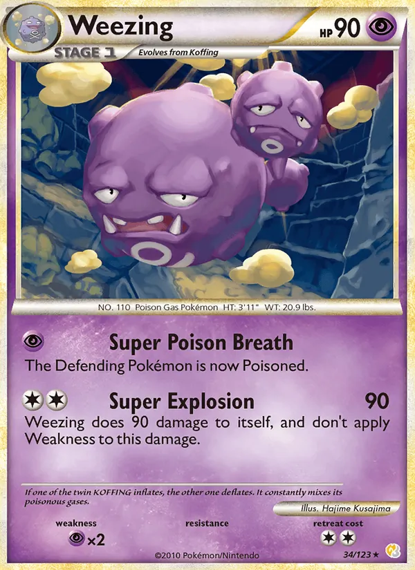 Weezing card