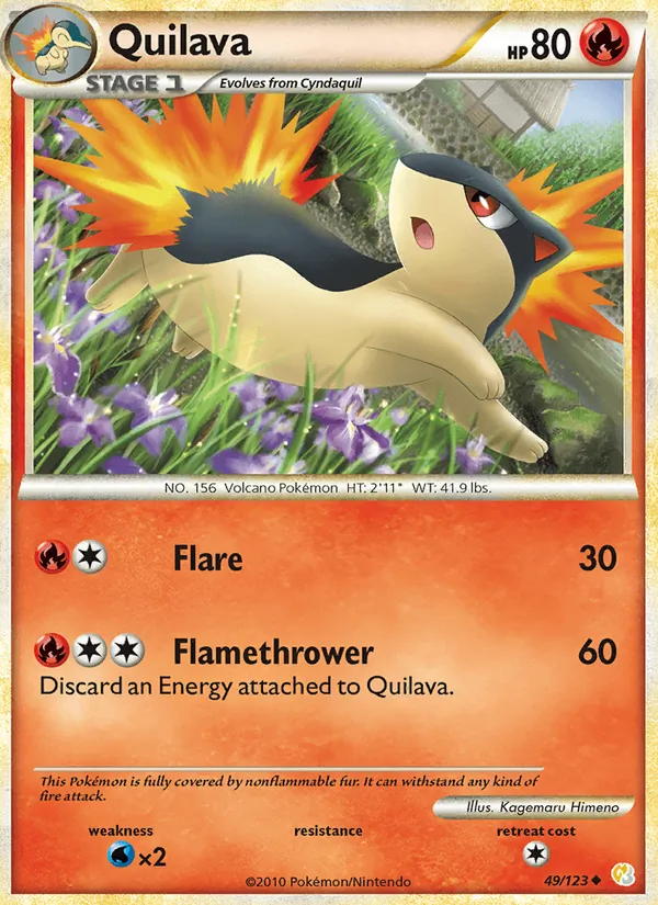 Quilava card
