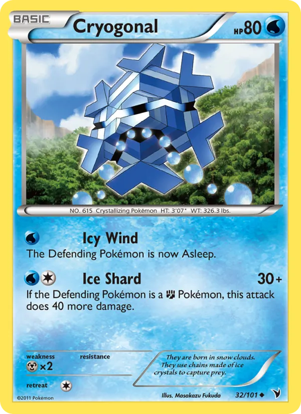 Cryogonal card