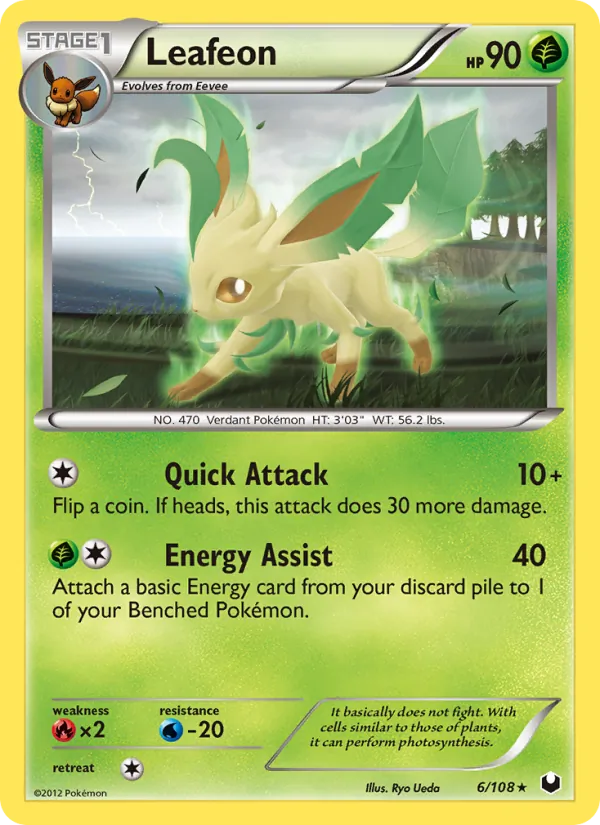 Leafeon card