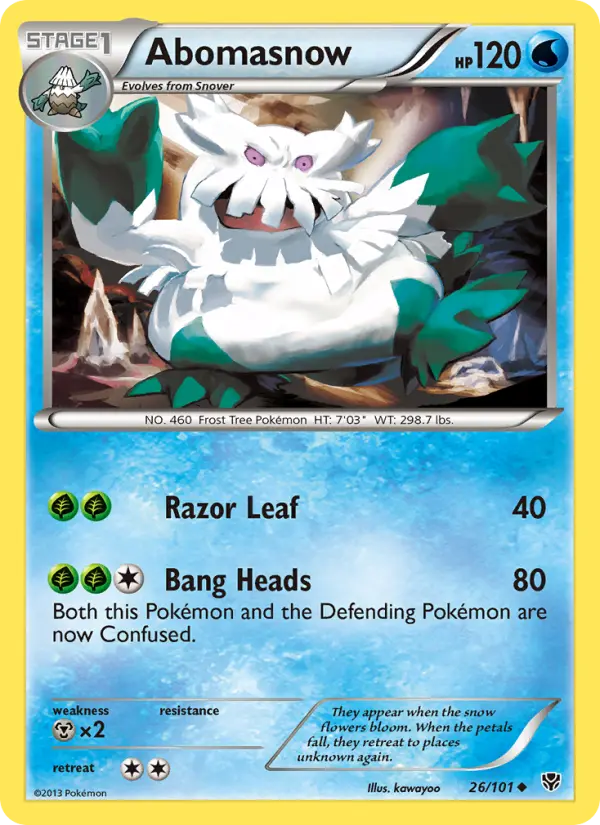 Abomasnow card