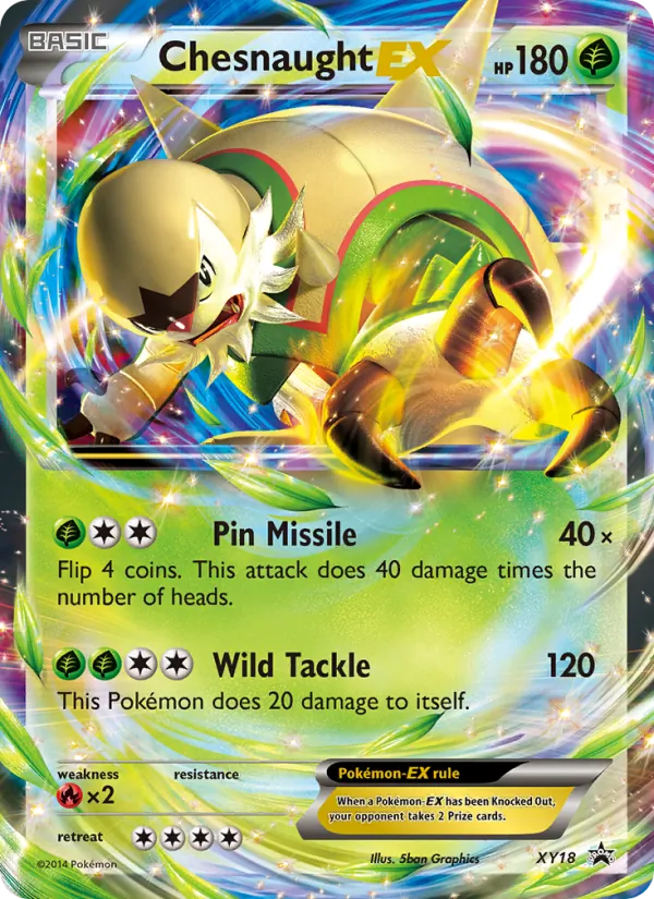 Chesnaught EX card