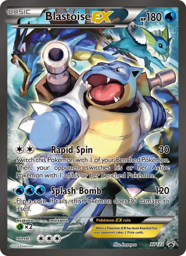 Blastoise EX card