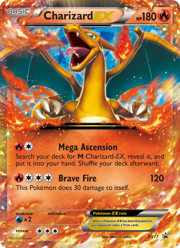 Charizard EX card