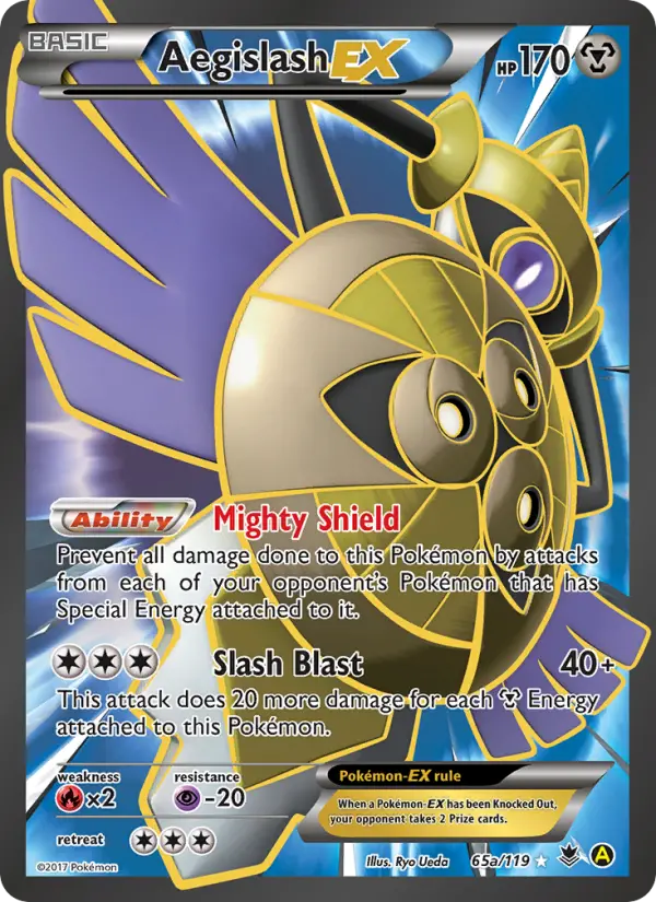 Aegislash EX card