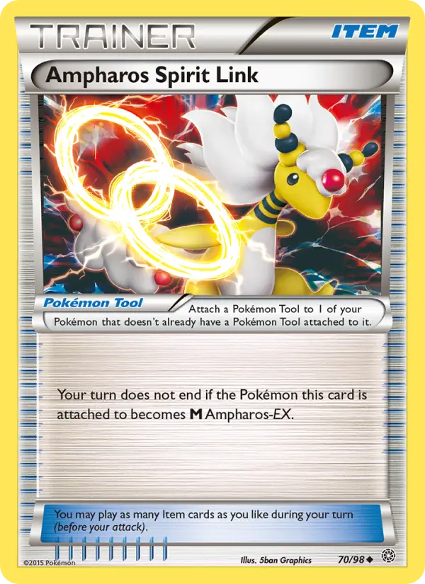 Ampharos Spirit Link card
