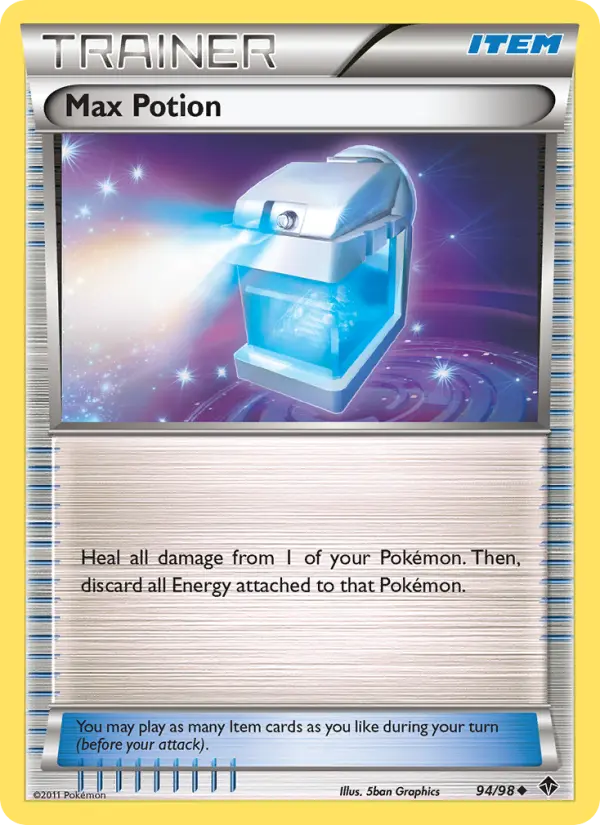 Max Potion card
