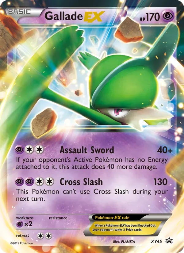 Gallade EX card