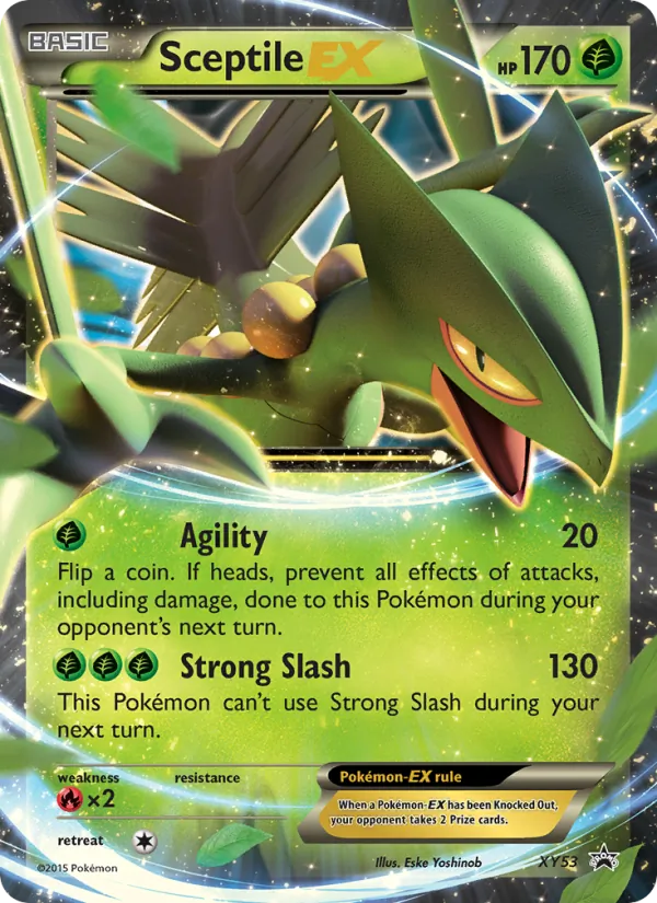 Sceptile EX card