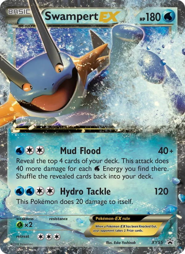 Swampert EX card