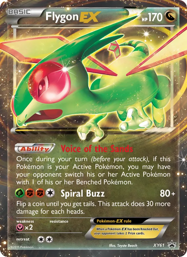 Flygon EX card
