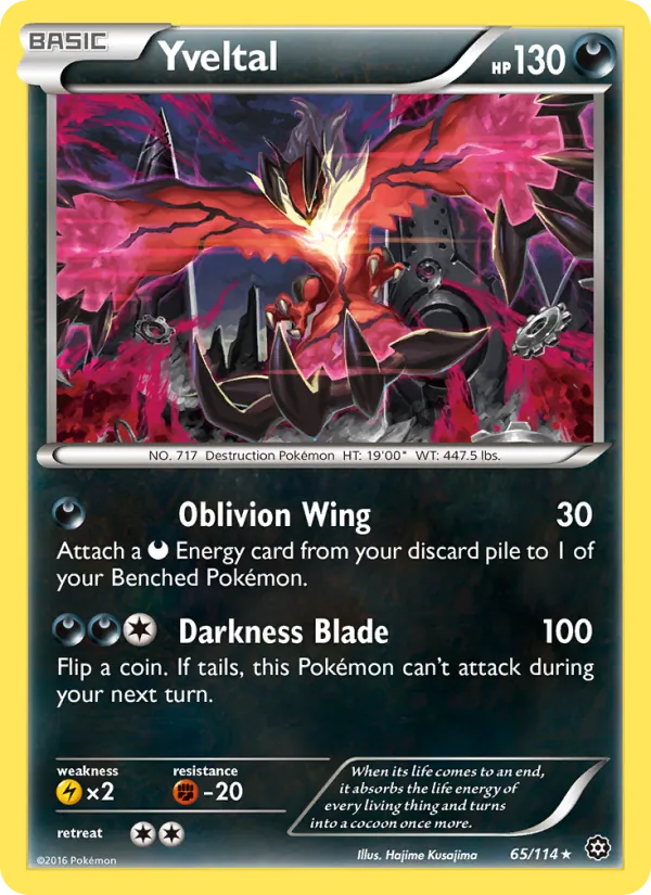Yveltal BREAK card