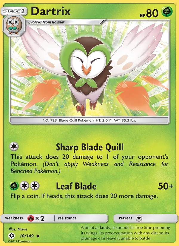 Dartrix card